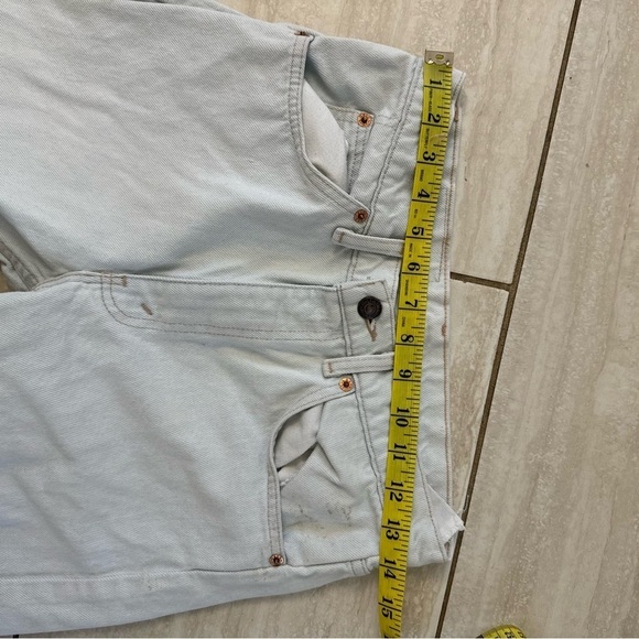 Vintage Levi’s Cream Orange Tab 550 29x34 Jeans - Picture 11 of 13